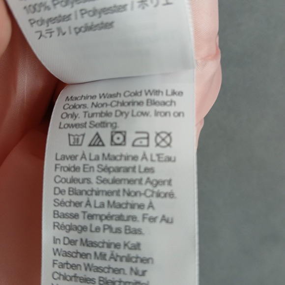 J Crew Crewcuts Quilted Vest Girls Medium‎ Pink Mock Neck Full Zip Outerwear - Picture 6 of 10